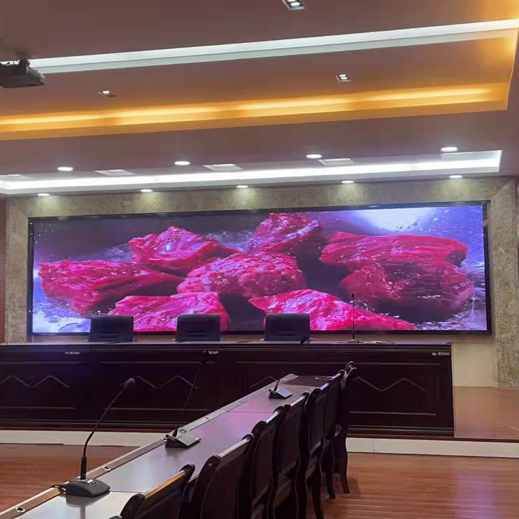 佛山會(huì)議室D1.5高清全彩顯示屏點(diǎn)亮